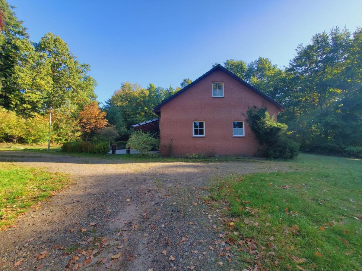 Familienfreundliche Ferienwohnung Soltau Bagian luar foto
